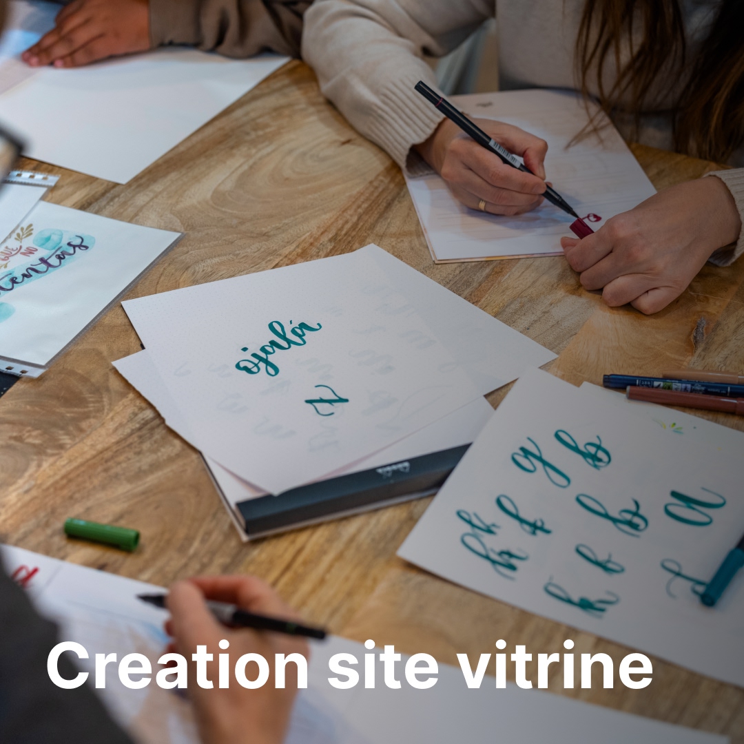 Creation site vitrine
